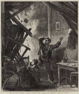 La Guerra Civil en Francia, un Proyectil en Suresnes